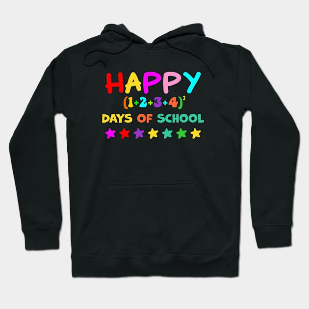 Happy 100 days of school Hoodie by A Zee Marketing